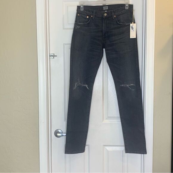 Citizens of Humanity Noah Super Skinny Jeans Black Size 32 - Picture 1 of 12